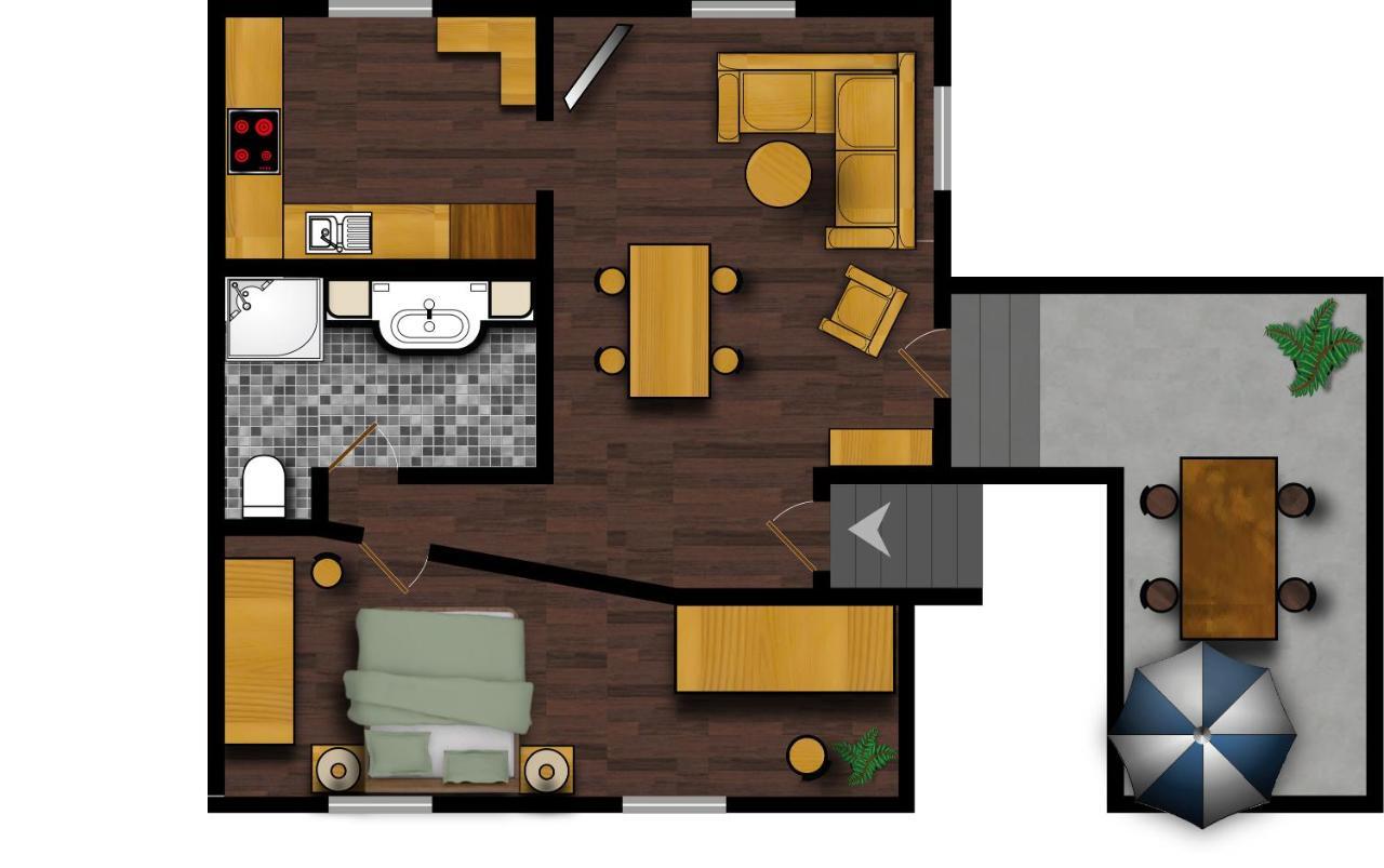 Lifestyle Appartement Kurort Steinbach-Hallenberg Buitenkant foto